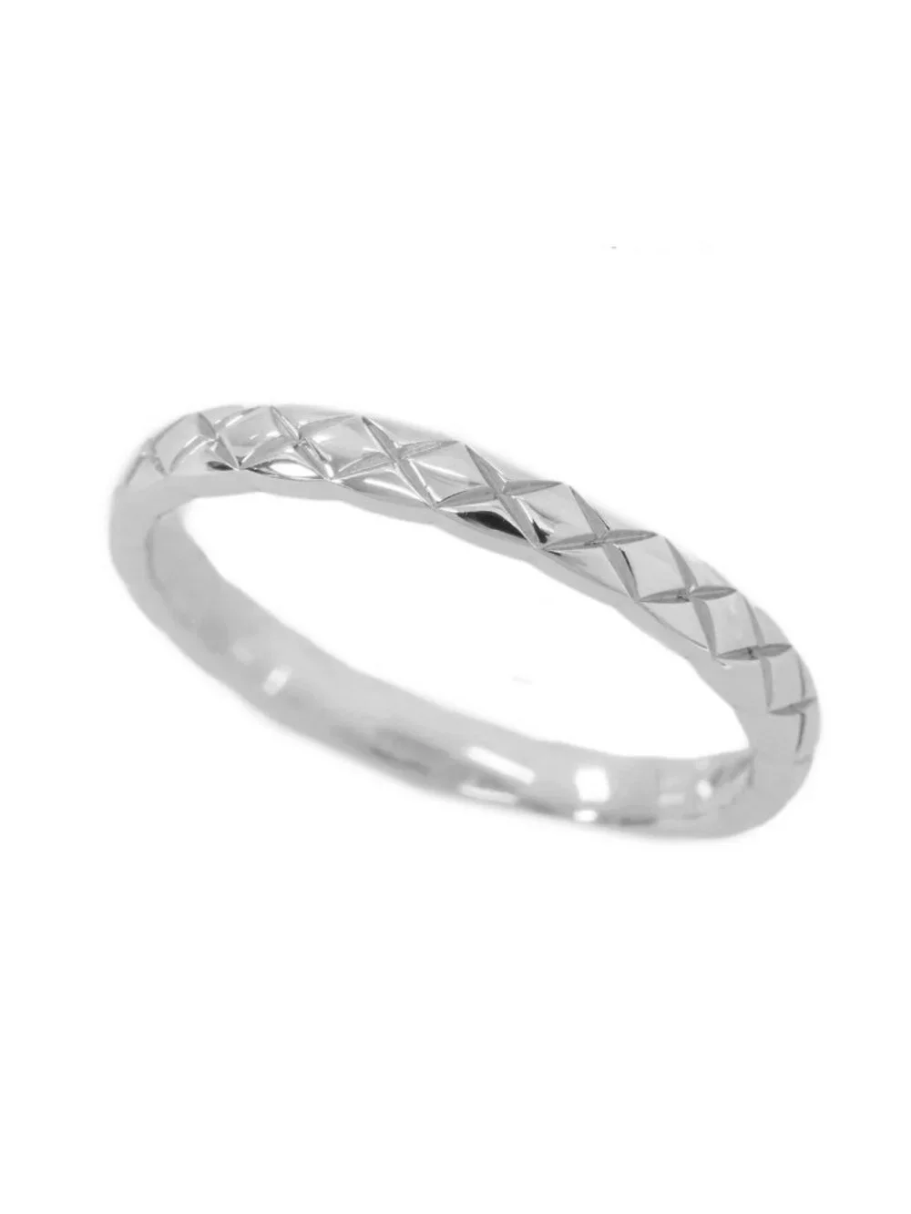Chanel Coco Crush Collection Ring Platinum Mini
